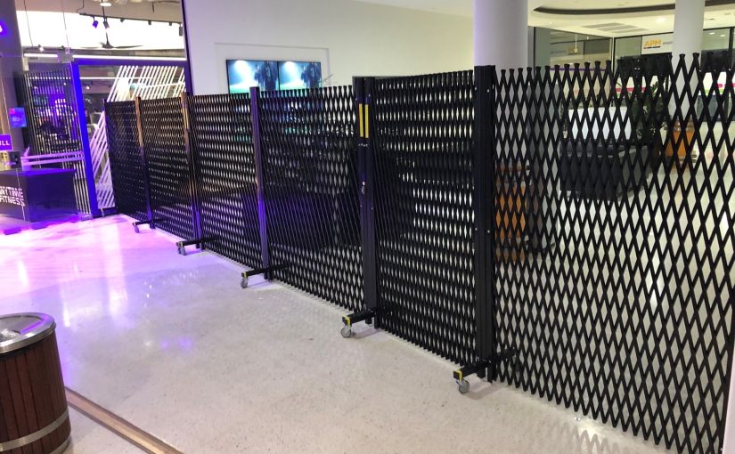 Double Diamond Security Mobile Trellis Doors-A jewel amongst barrier systems