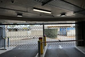 Expandable Barrier for Low Clearance Car Park Entrance