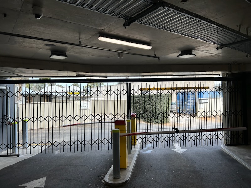 Expandable Barrier for Low Clearance Car Park Entrance